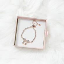 Load image into Gallery viewer, Bow style adjustable bracelet