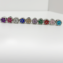 Load image into Gallery viewer, Star Flower Diamond Charm