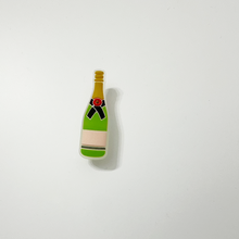 Load image into Gallery viewer, Glow in the dark Champagne Moet Jibbitz