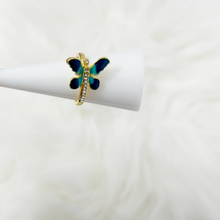 Load image into Gallery viewer, Butterfly whimsical Diamond Ring