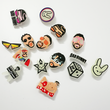 Load image into Gallery viewer, BadBunny Jibbitz Collection Glow in the Dark