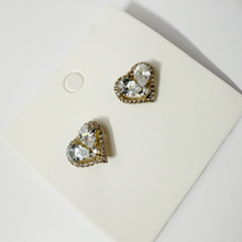 Load image into Gallery viewer, Gold Heart Crystal