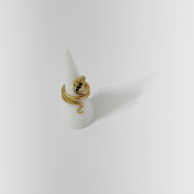 Load image into Gallery viewer, Diamond Rugged Snake Ring