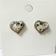 Load image into Gallery viewer, Gold Heart Crystal