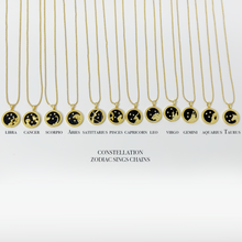 Load image into Gallery viewer, Zodiac Sign Gold Necklace