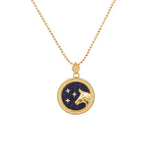 Load image into Gallery viewer, Zodiac Sign Gold Necklace