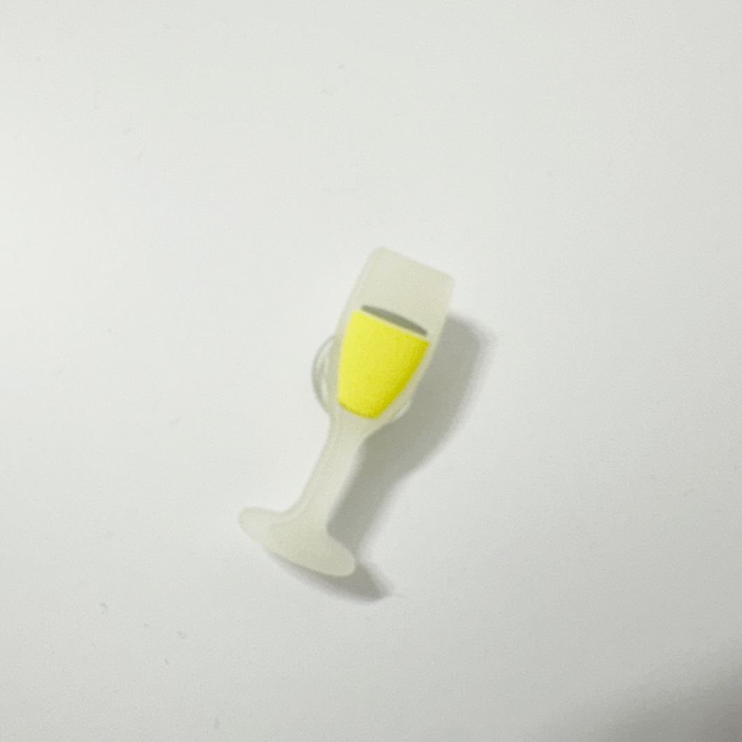 Glass cup Glow in the Dark Jibbitz