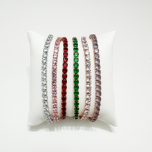 Load image into Gallery viewer, Diamond Tennis Bracelets Adjustable
