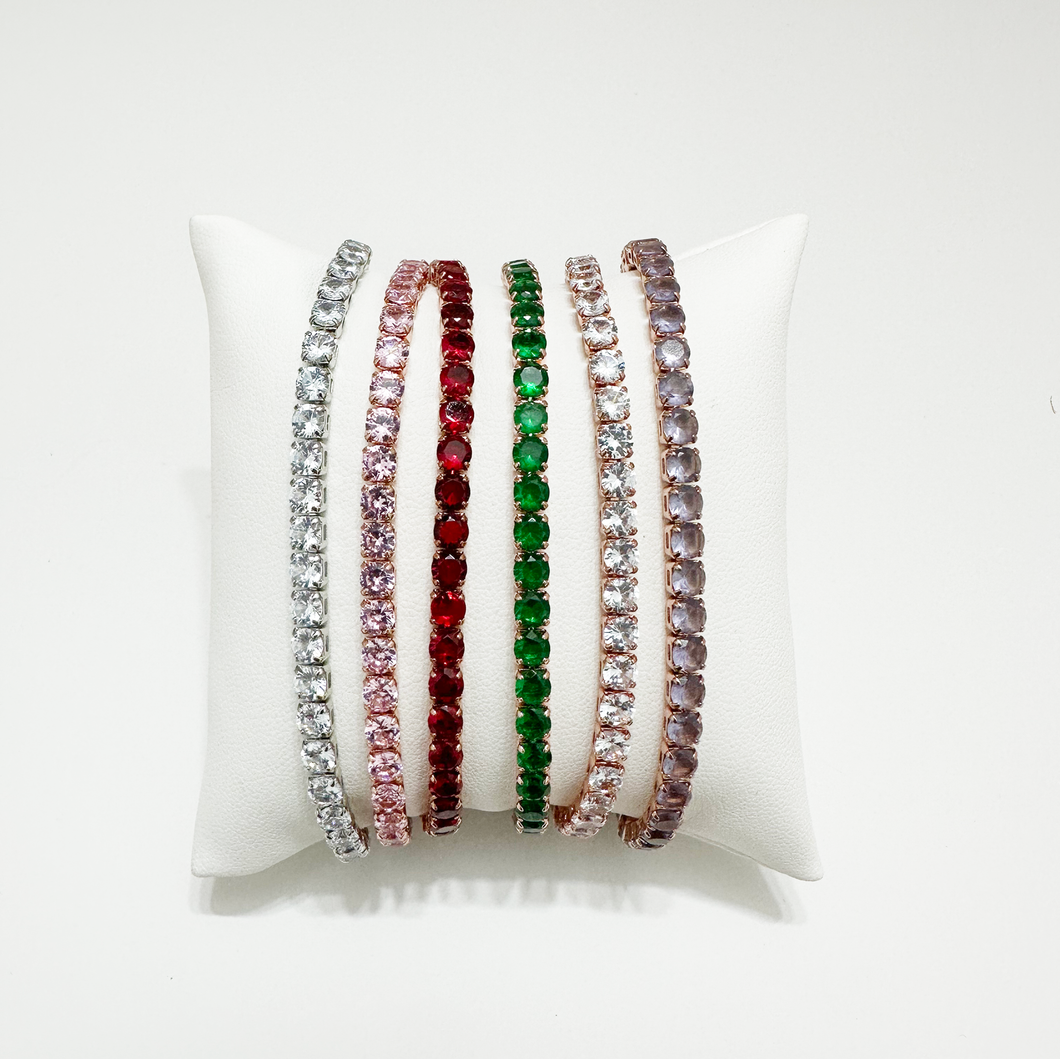 Diamond Tennis Bracelets Adjustable