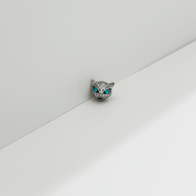 Load image into Gallery viewer, Diamond Eyes Cat Charm
