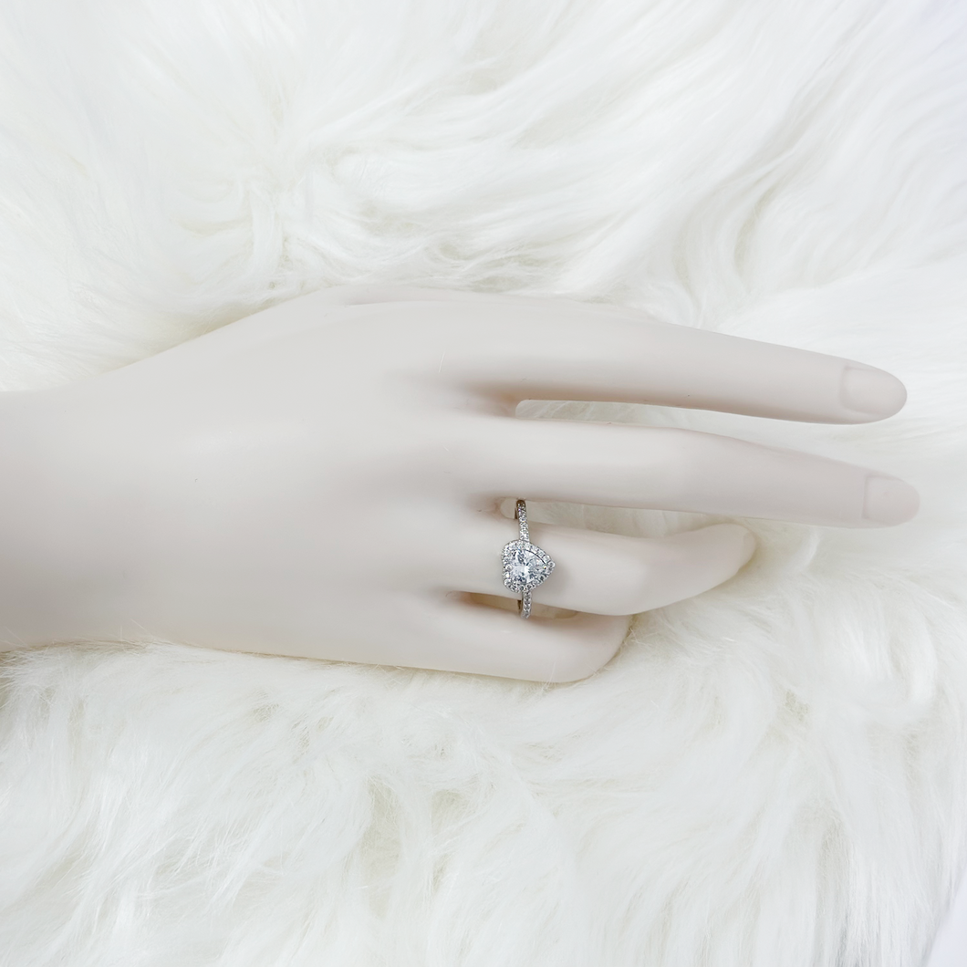 Diamond Heart Cut Ring