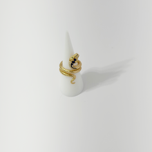 Load image into Gallery viewer, Diamond Rugged Snake Ring
