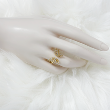 Load image into Gallery viewer, Diamond Butterfly Gold Ring
