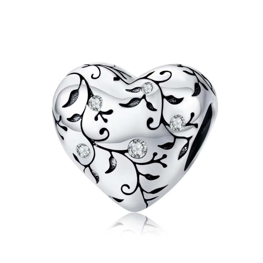 Heart with Mini Diamonds